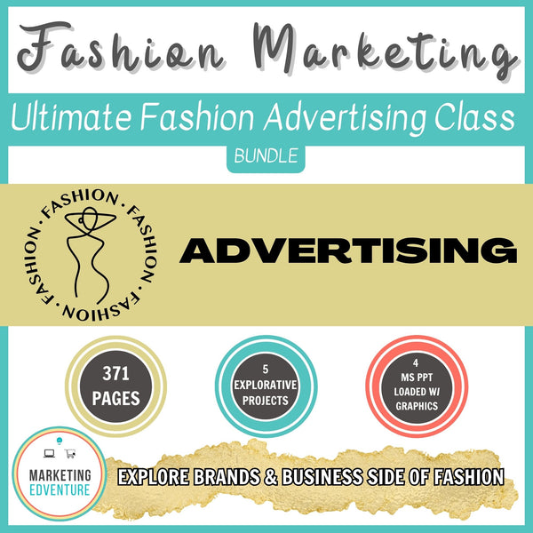 1007. Ultimate Fashion Advertising Bundle | Promotional Mix | Fashion & Marketing