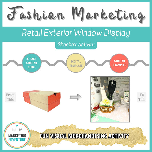 1005. Fashion Window Display Project | Visual Merchandising | Shoebox Activity