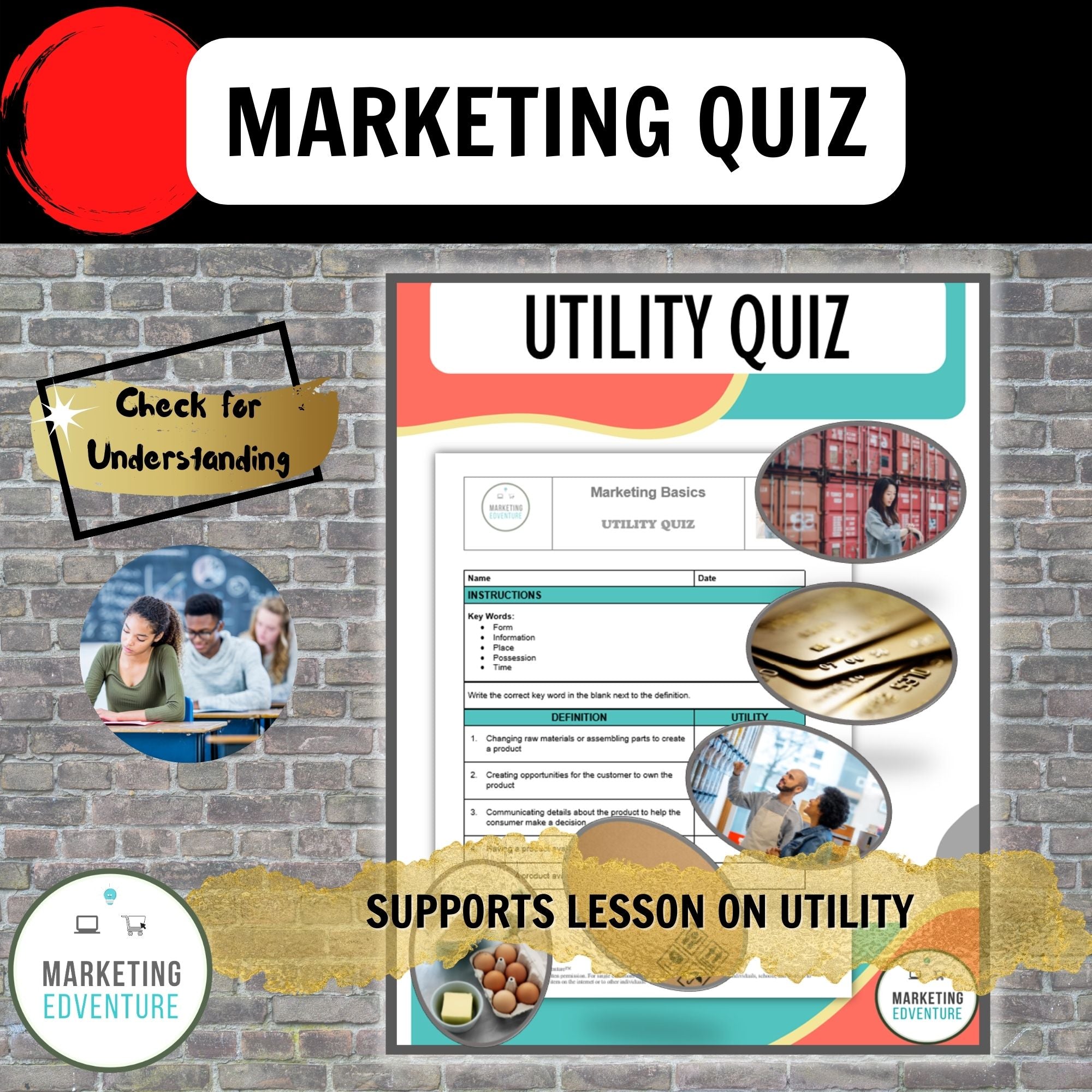 1006. Utility Quiz - CTE MARKETING