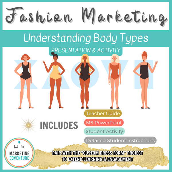 1003. Body Types Lesson | Fashion Design & Marketing | Teacher Slides Included