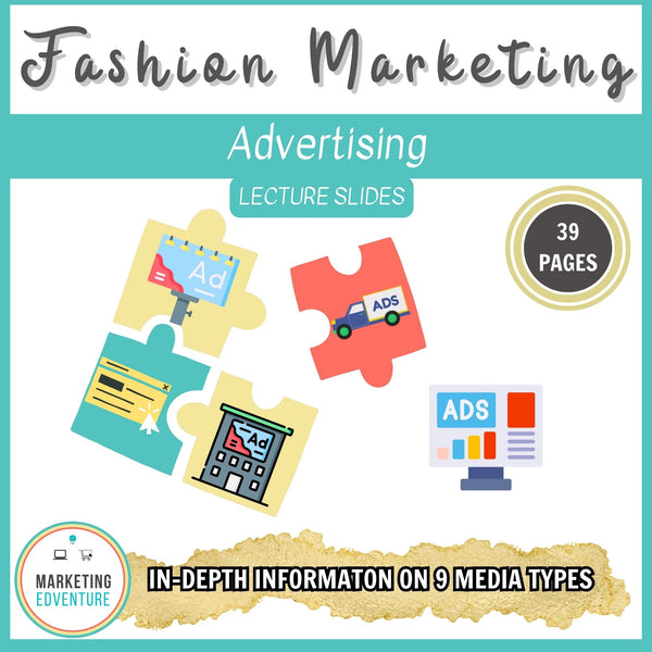 1003. Advertising Slides | Fashion Design & Marketing