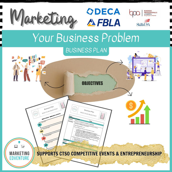 1008. Business Plan: Create Business or Project Objective | DECA BPA FBLA