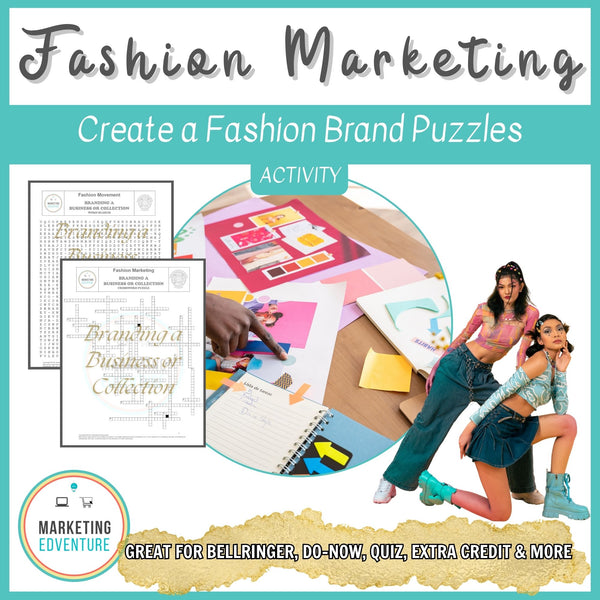 1004. Create Fashion Brand Crossword & Word Search Puzzles