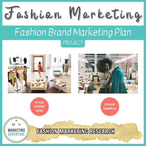 1005. Fashion Brand Marketing Plan | Fashion Design & Marketing | No Prep