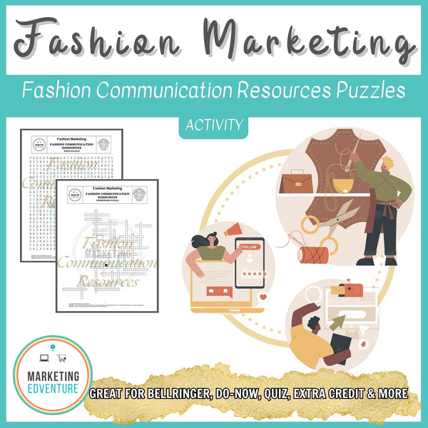 1004. Fashion Media Resources Crossword & Word Search Puzzles