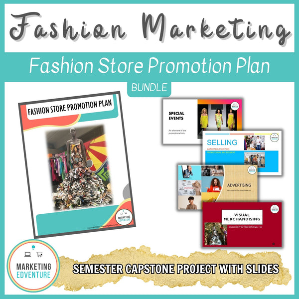 1007. Fashion Store Promotion Plan with Slides | Fashion Marketing | DECA Prep