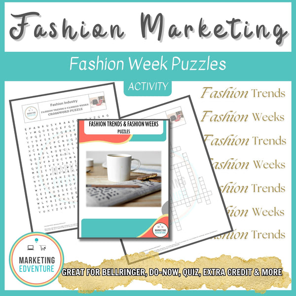 1004. Fashion Weeks | Fashion Puzzles | Subs & Extra Credit