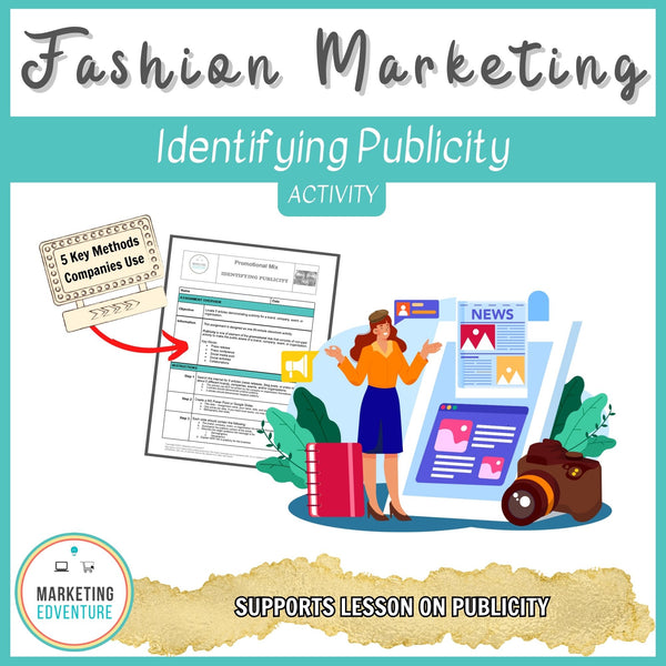 1004. Publicity Activity | Promotional Mix | Fashion Marketing