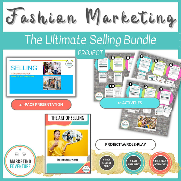 1007. ULTIMATE Professional Selling Bundle | Promotional Mix | Fashion Marketing