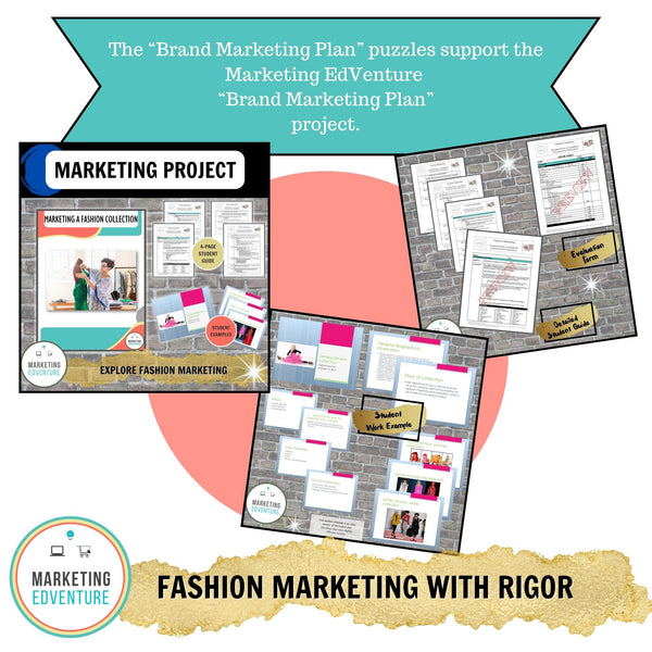 1004. Fashion Brand Marketing Plan Crossword & Word Search Puzzles
