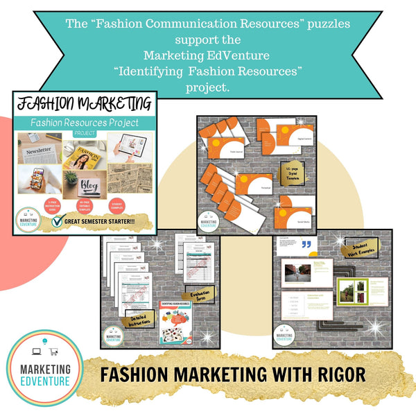 1004. Fashion Media Resources Crossword & Word Search Puzzles