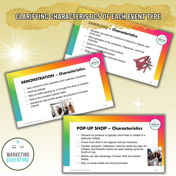 1003. Special Events Slides | Fashion Design & Marketing