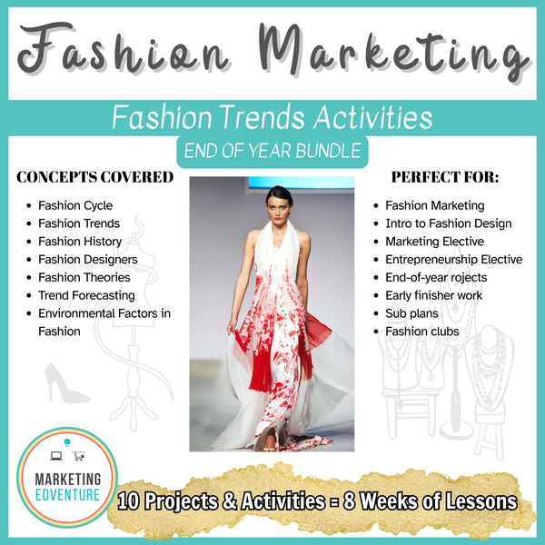 Trends Bundle - Fashion History, Fashion Cycle, Designers & Red Carpet Projects