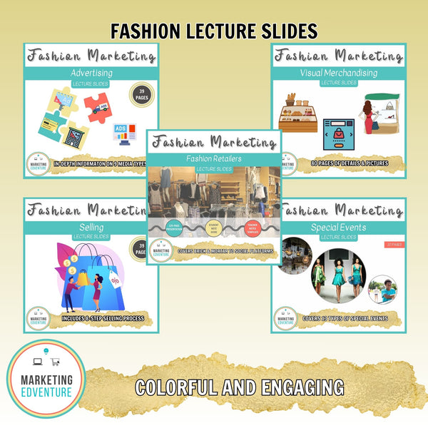 Fashion Retail Bundle | Retailing, Advertising, & Visual Merchandising Projects